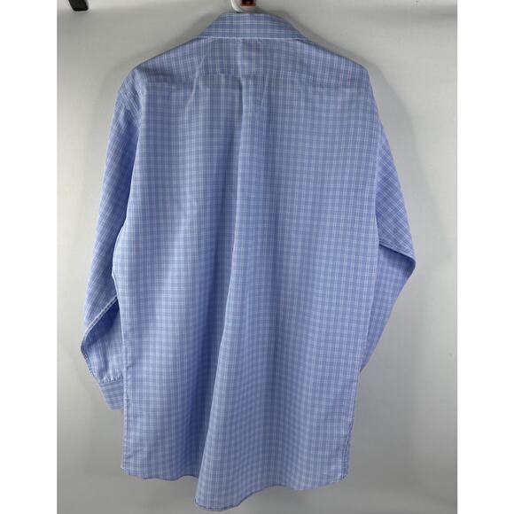 Brooks Brothers 346 Shirt Regular 17 2/3 Button Up Cotton Long Sleeve Non-Iron - Picture 4 of 9